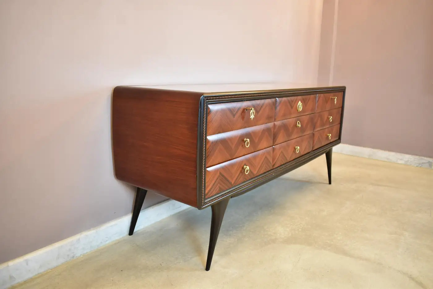 1950_s_Italian_Wooden_Chest_of_Drawers_by_Vittorio_Dassi