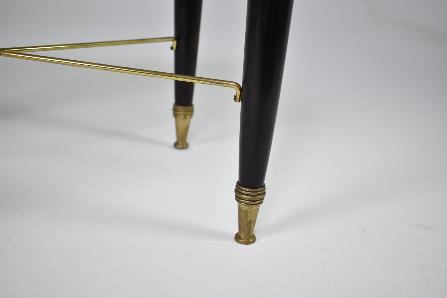 Tabouret de piano italien style Mid-Century des années 1950