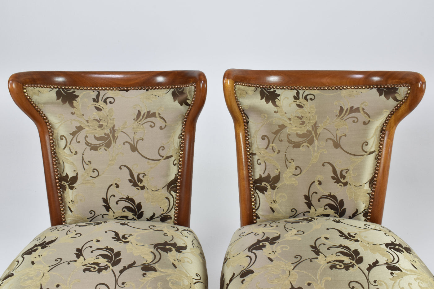 Chaises italiennes modernes en bois du milieu du siècle, années 1950