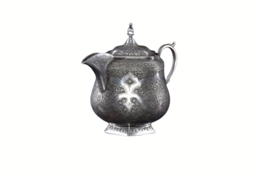 1950s Small Sterling Silver Traditional Teapot