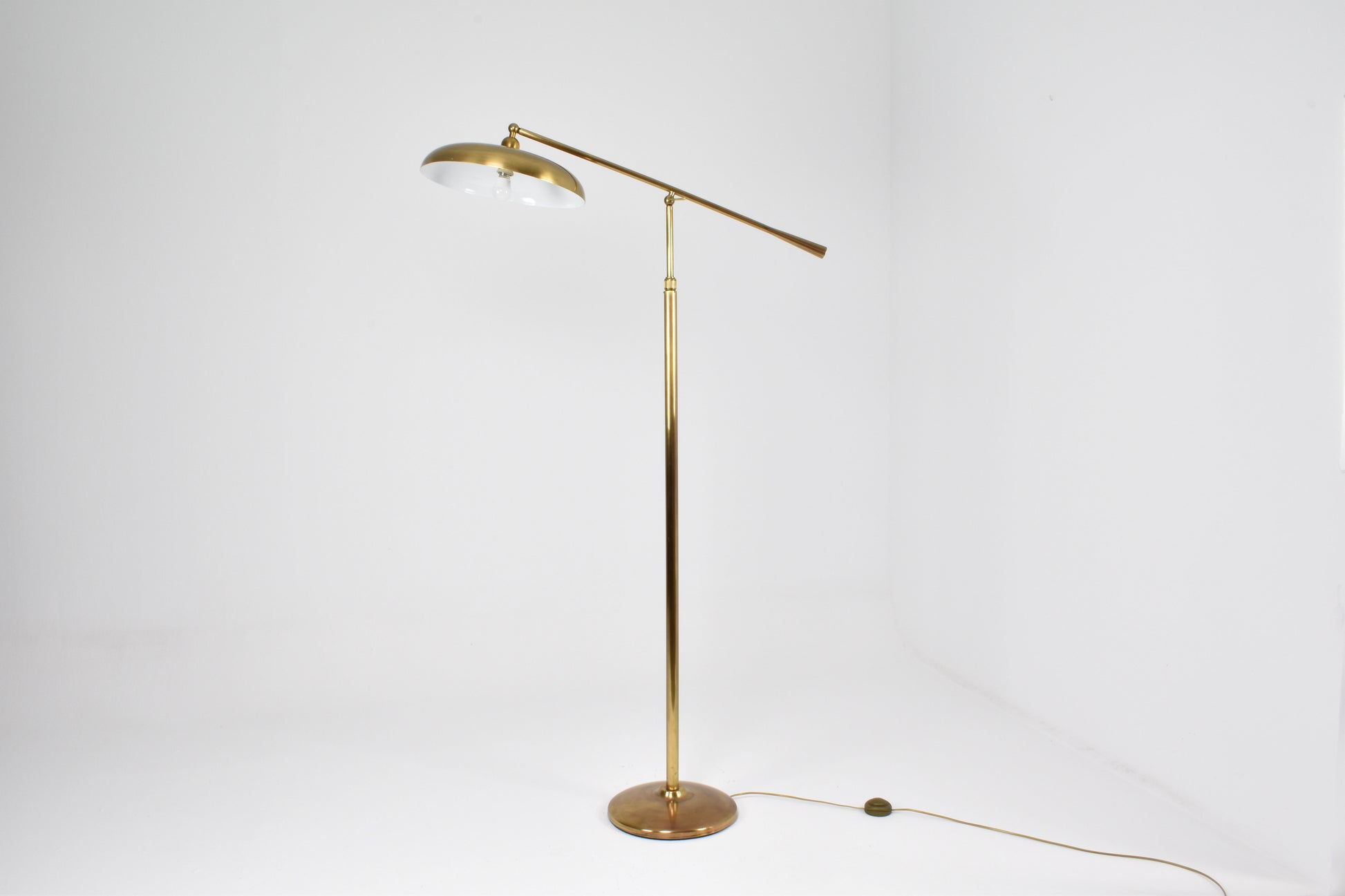 1960's Italian Brass Floor Lamp