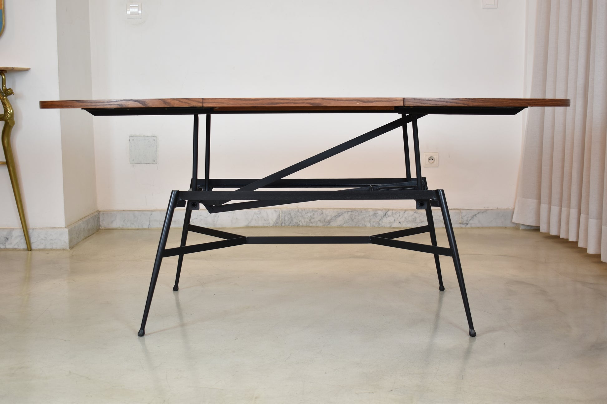 1960's Scandinavian Adjustable Coffee/Dining Table