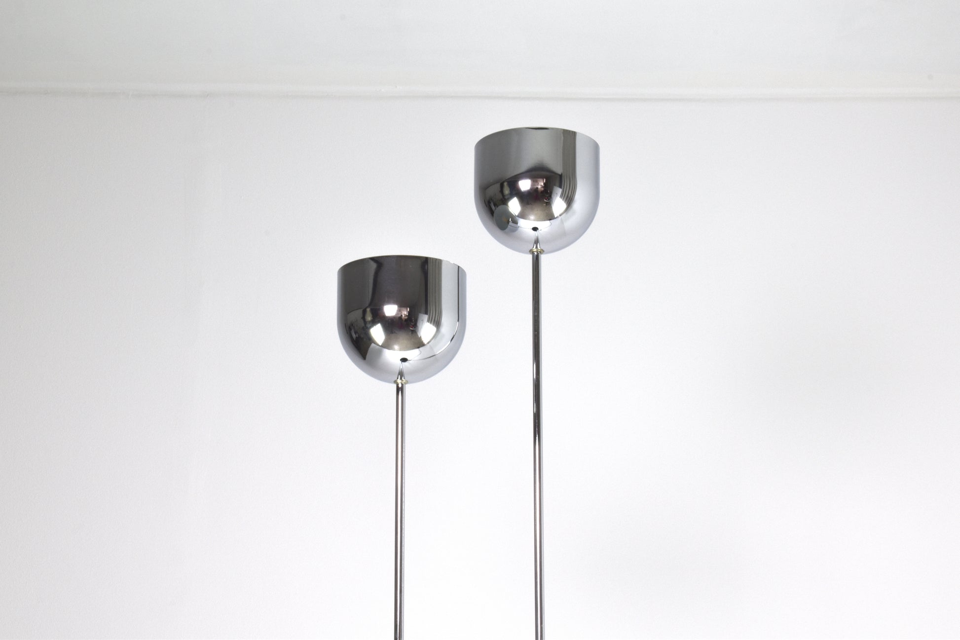 1970's Italian Metal Floor Lamp Attributed to Reggiani