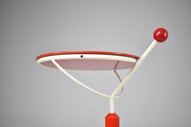1980s Italian Marble and Metal Rolling Cart by Porada Arredi