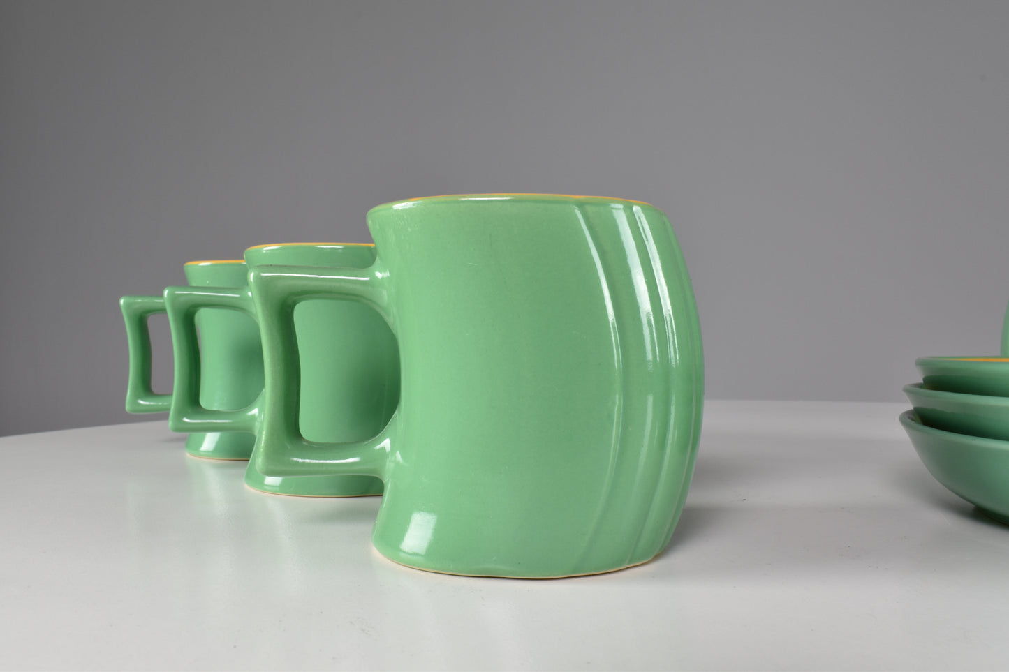 1985's Italian Ceramic Tea and Coffee Service by Massimo Iosa Ghini for Naj-Olea