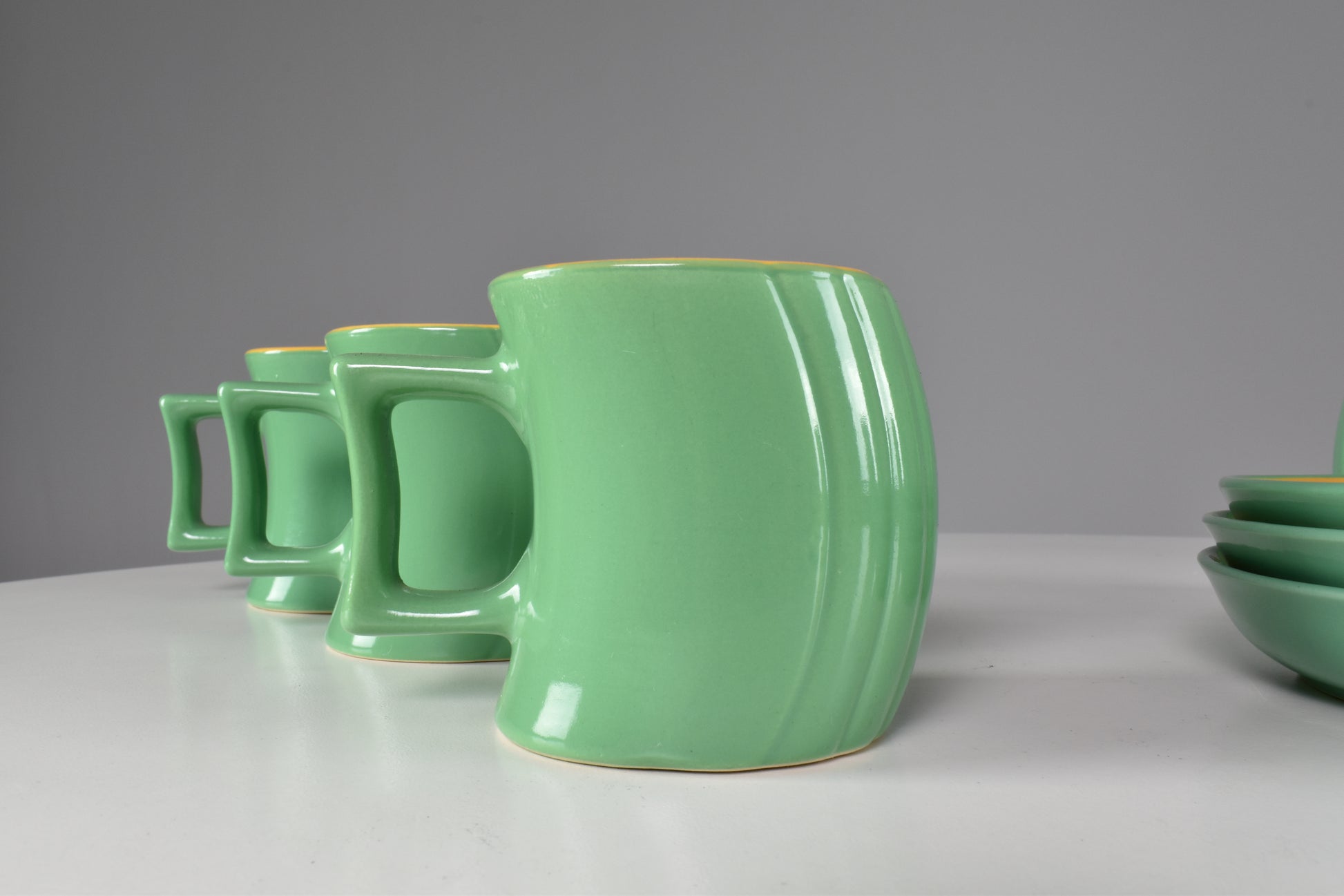 1985's Italian Ceramic Tea and Coffee Service by Massimo Iosa Ghini for Naj-Olea
