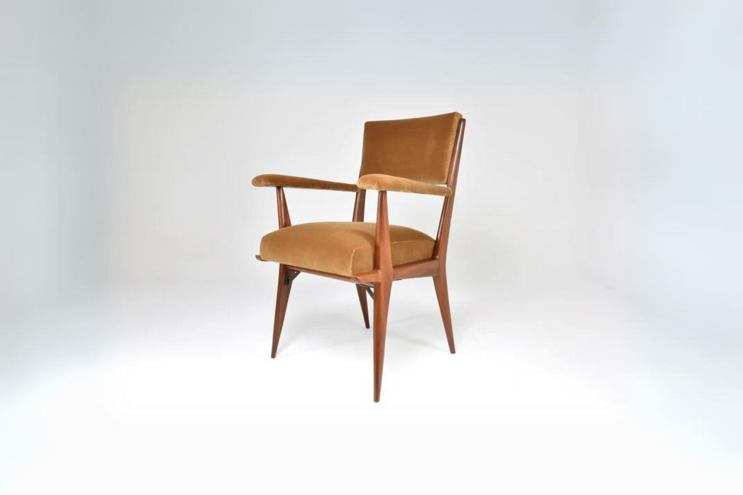 1950's Italian Mid-Century Armchair by Silvio Cavatorta