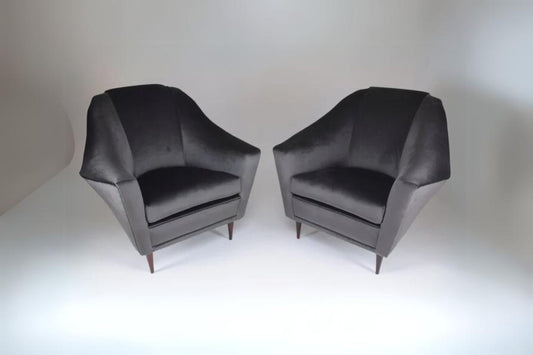 Fauteuils Ico Parisi du XXe siècle pour Ariberto Colombo, lot de deux, années 1950
