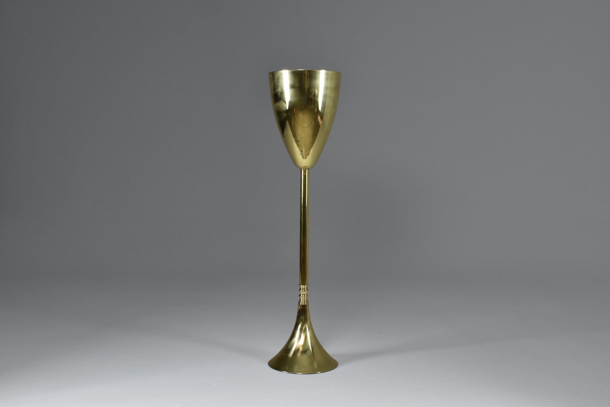 Contemporary Brass Champagne Bucket Stand by Jonathan Amar