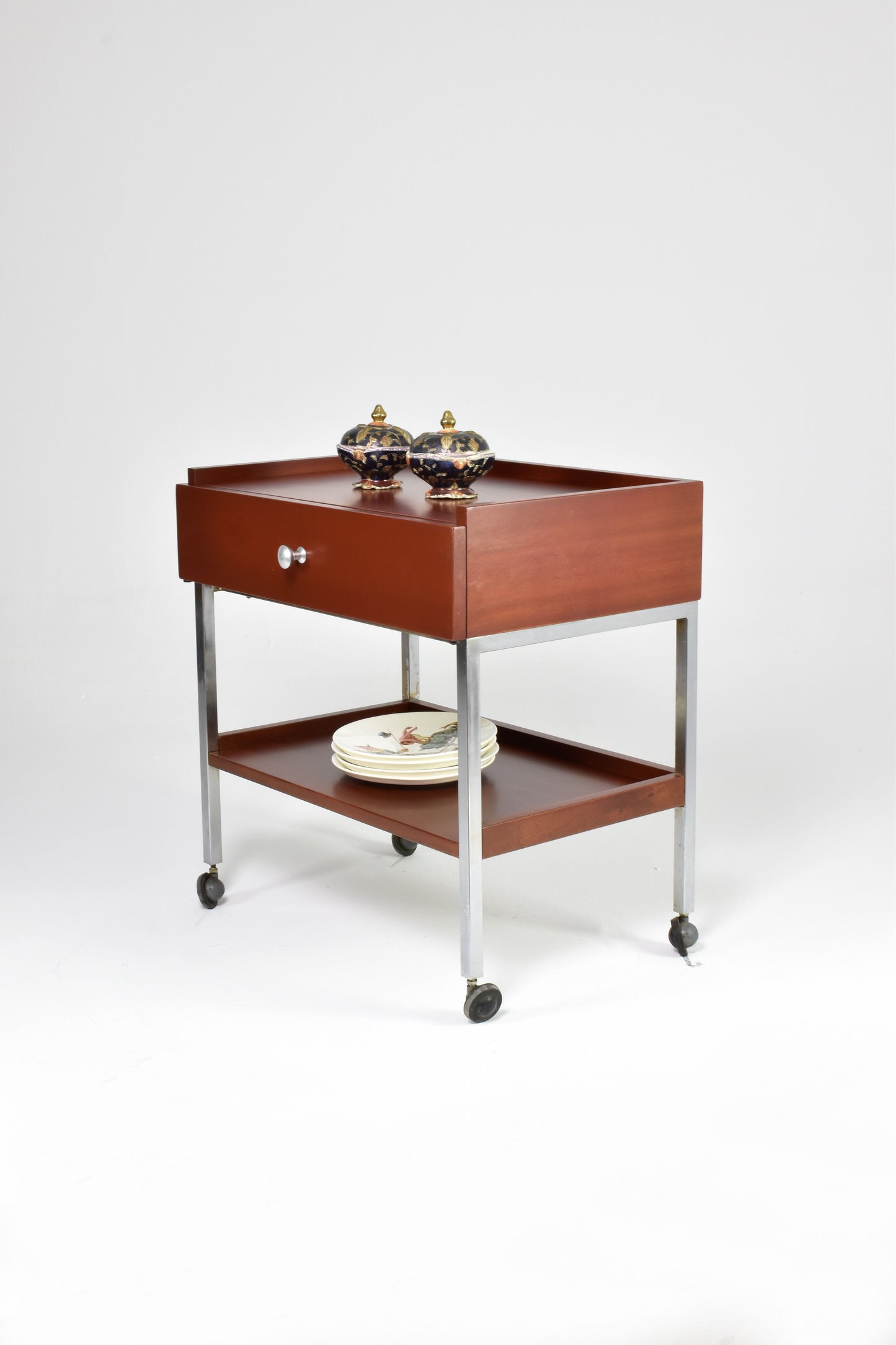 Desserte ou table de service française des années 1960