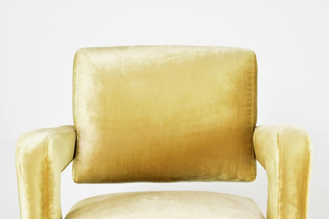 Jacques Adnet French Presidential Velvet Armchair, 1950s