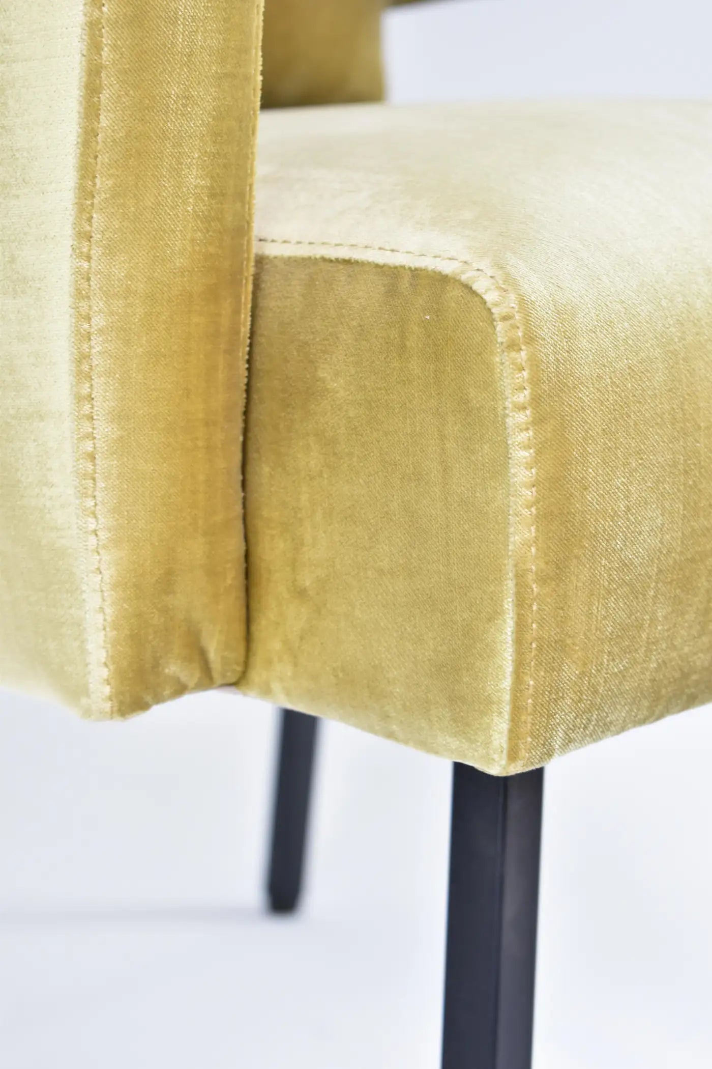 Jacques Adnet French Presidential Velvet Armchair, 1950s