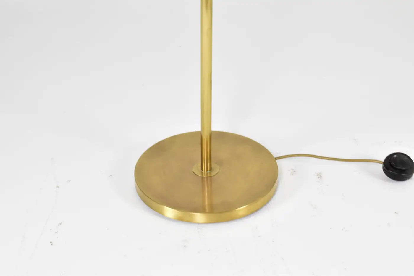 French Vintage Brass Uplight Floor Lamp — 1970s