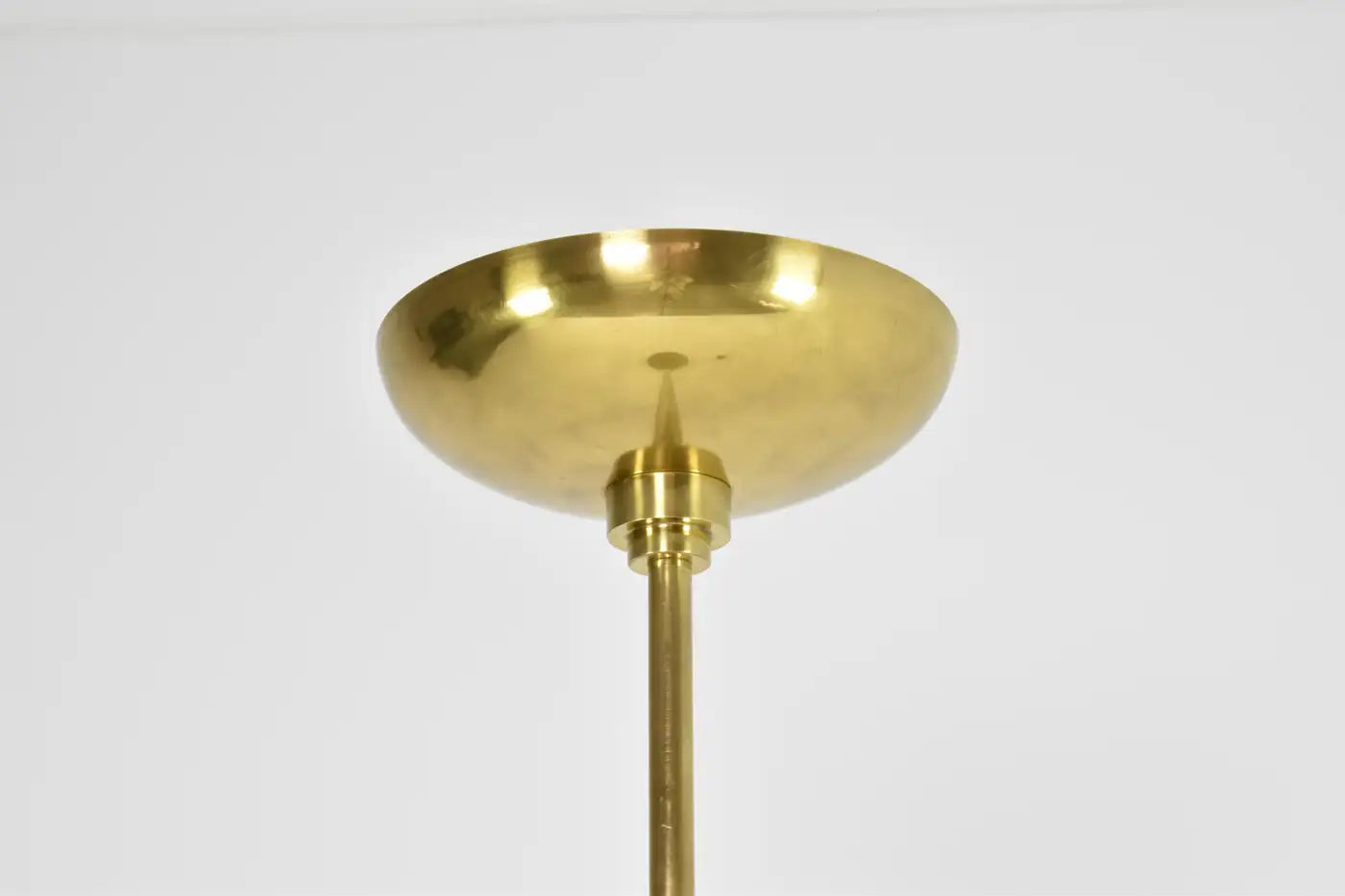 French Vintage Brass Uplight Floor Lamp — 1970s