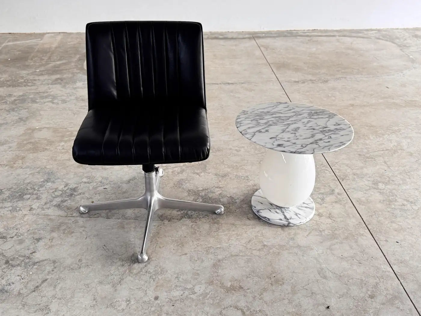 1970s Swivel Office Chair by Osvaldo Borsani for Tecno