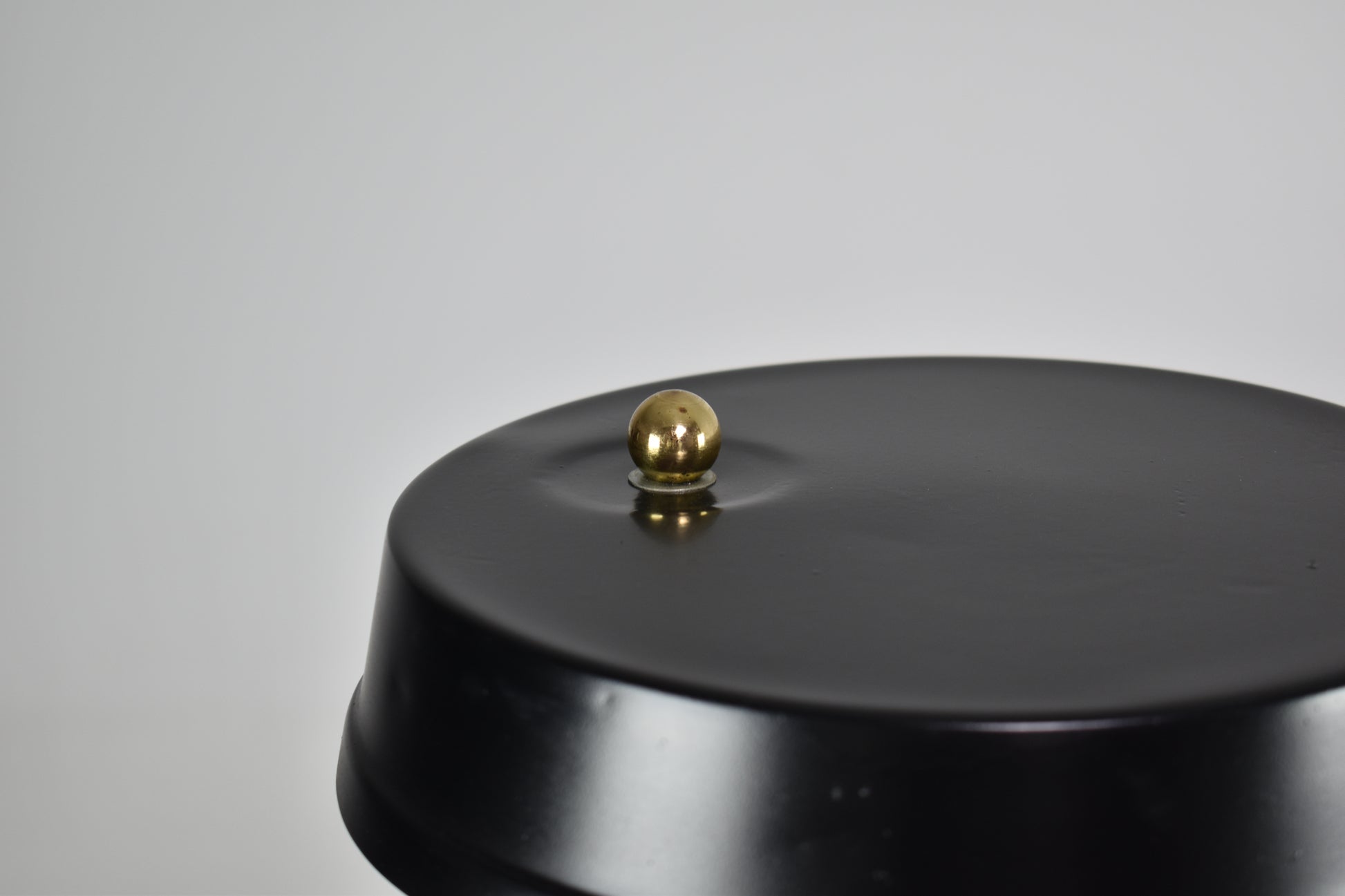 Italian Metal Table Lamp Attributed to Oscar Torlasco, 1950s