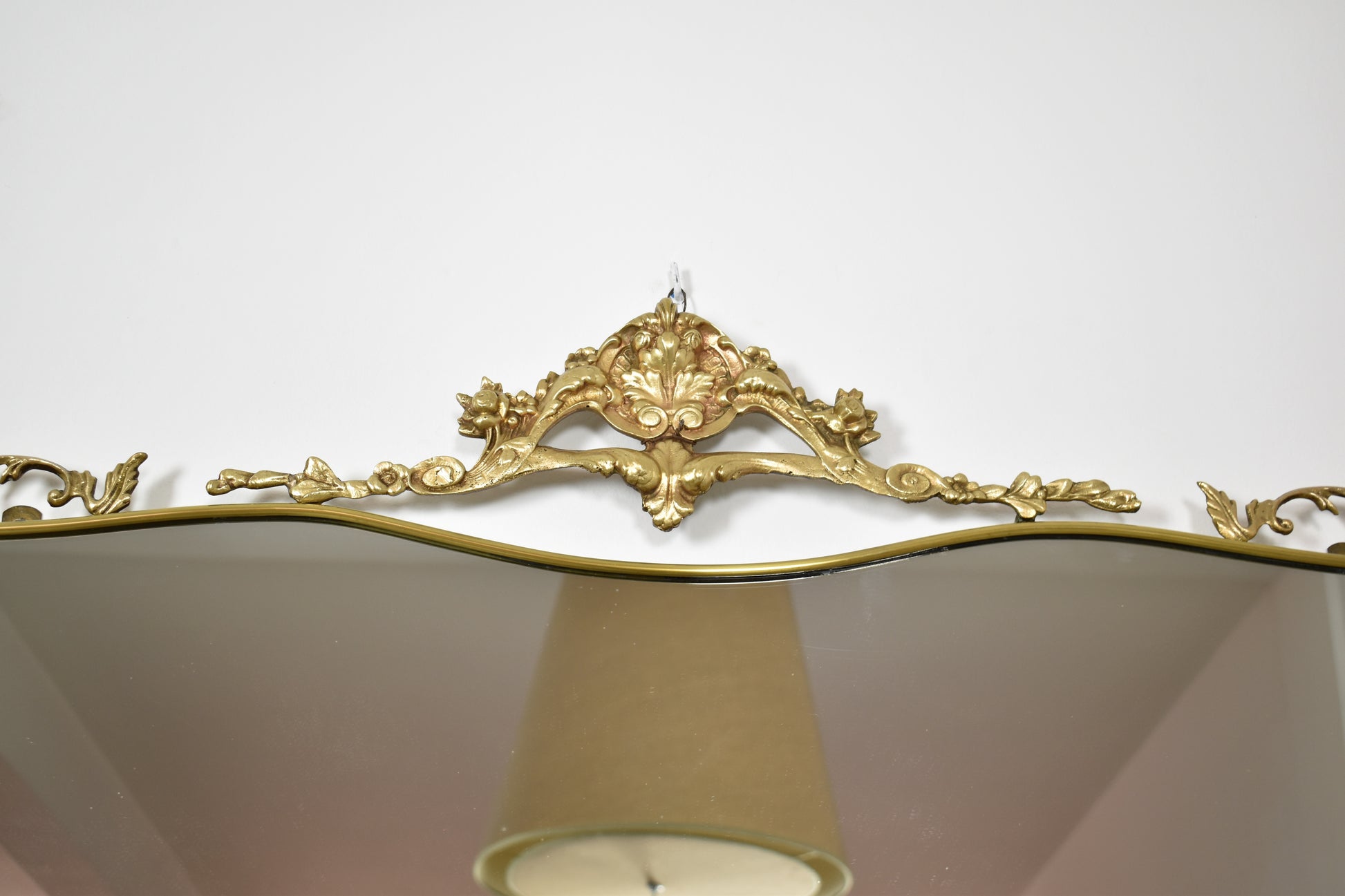 Italian Mirrored Console in Style of Hollywood Regency, 1950s