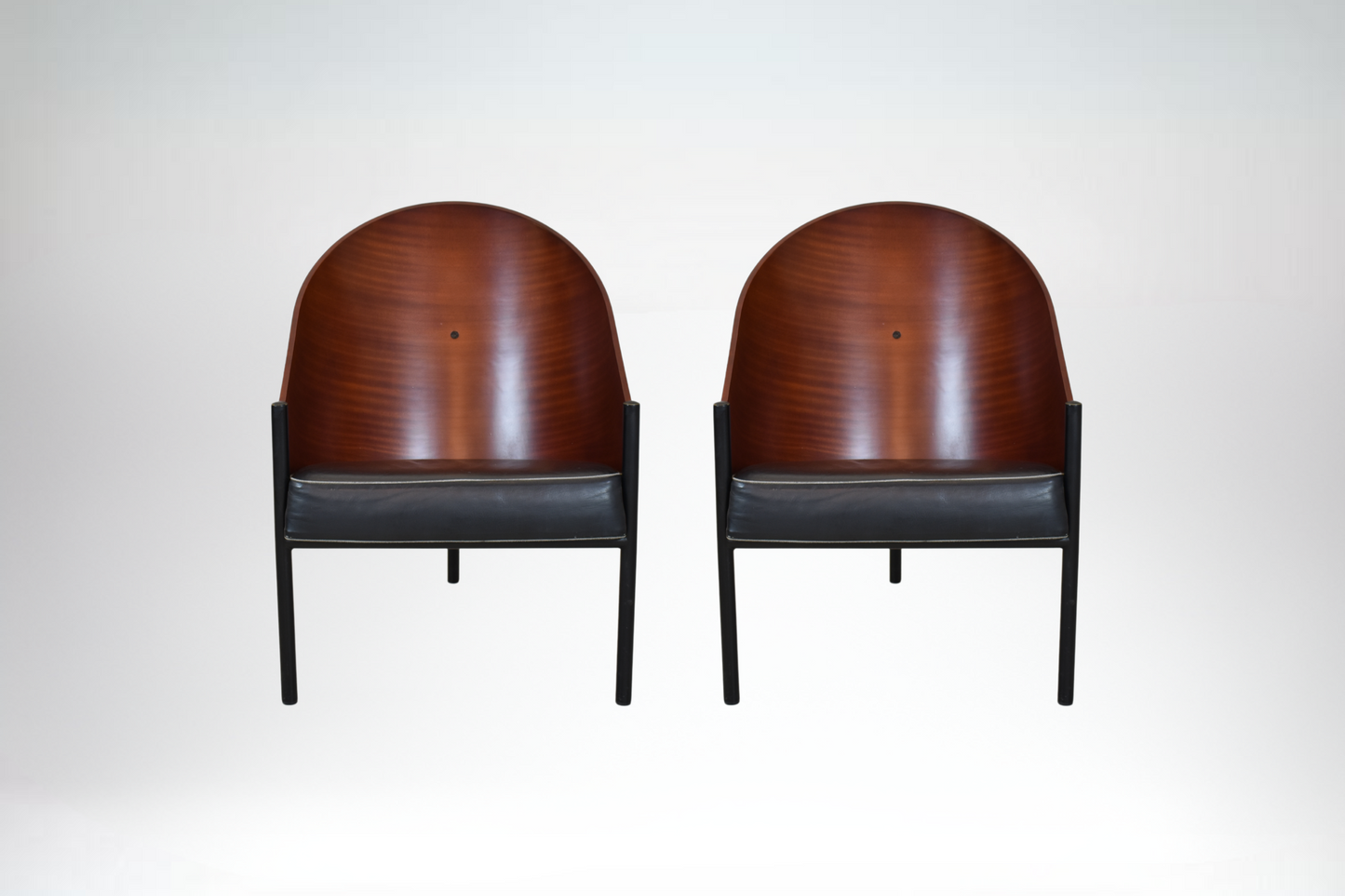 Italian set of Two Philippe Starck Armchairs, 1st Ed., Pratfall for Driade, 1984