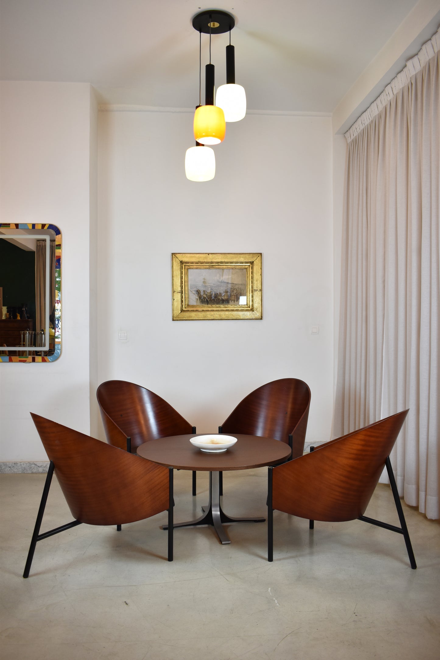 Italian set of Two Philippe Starck Armchairs, 1st Ed., Pratfall for Driade, 1984