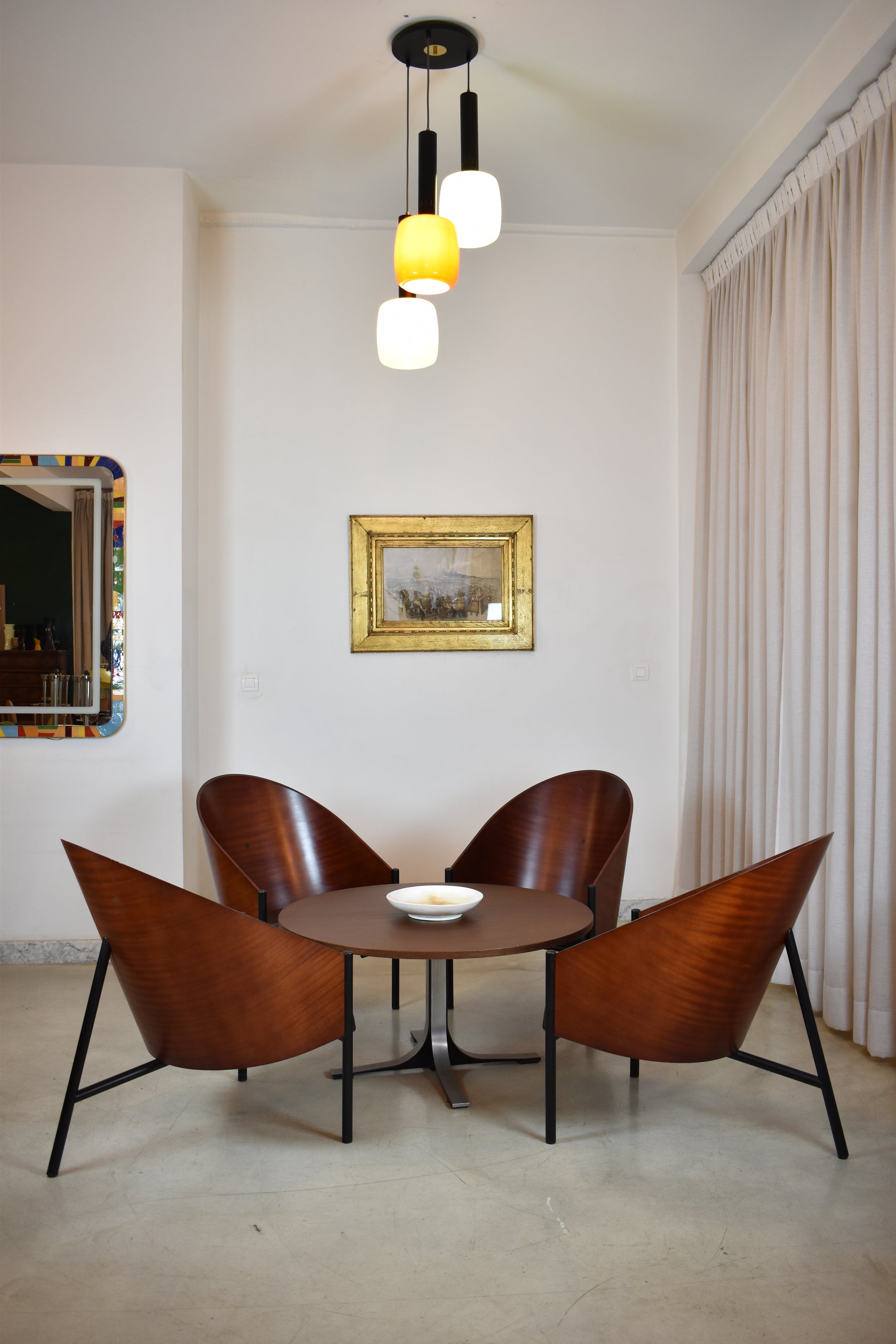 Italian set of Two Philippe Starck Armchairs, 1st Ed., Pratfall for Driade, 1984