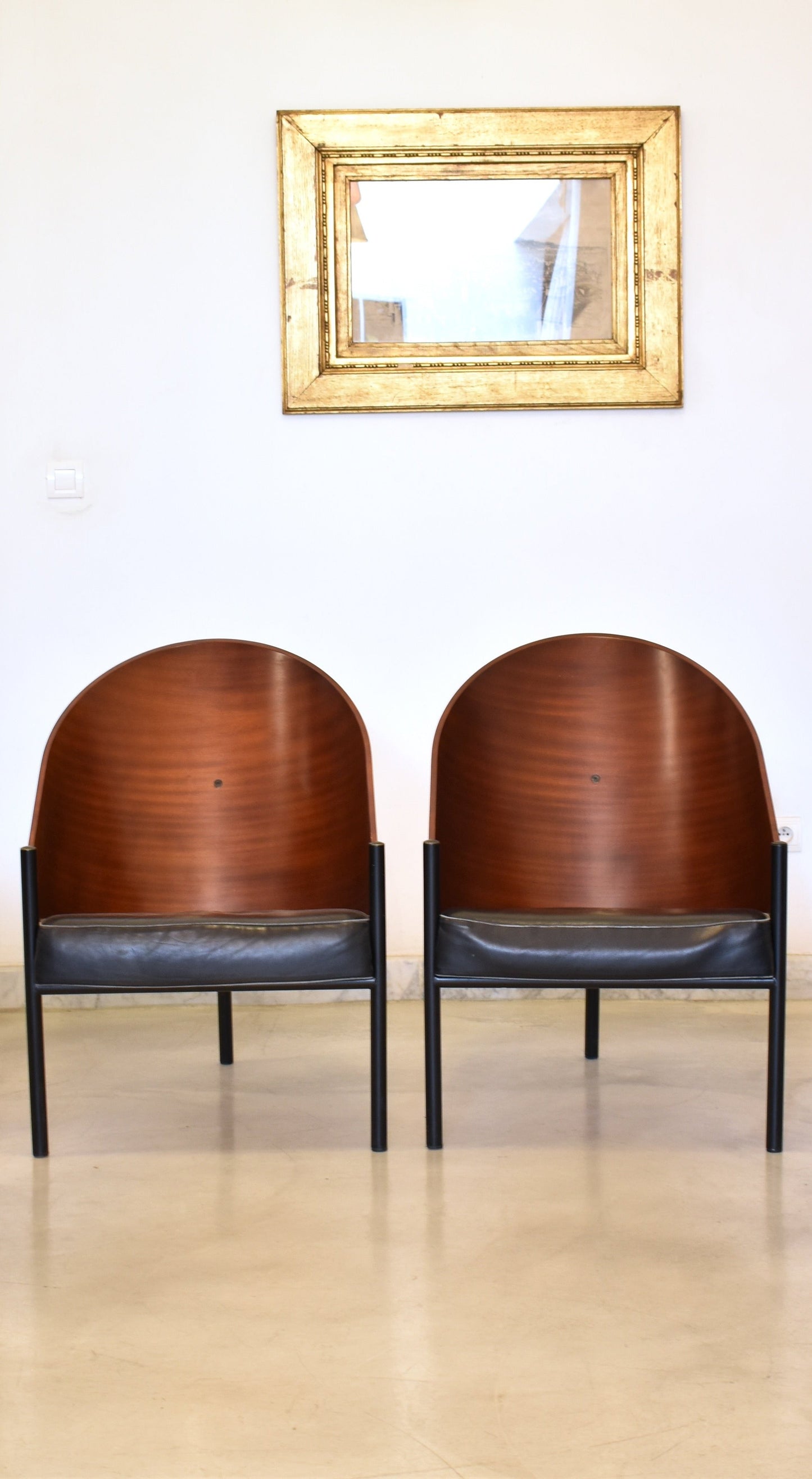Italian set of Two Philippe Starck Armchairs, 1st Ed., Pratfall for Driade, 1984