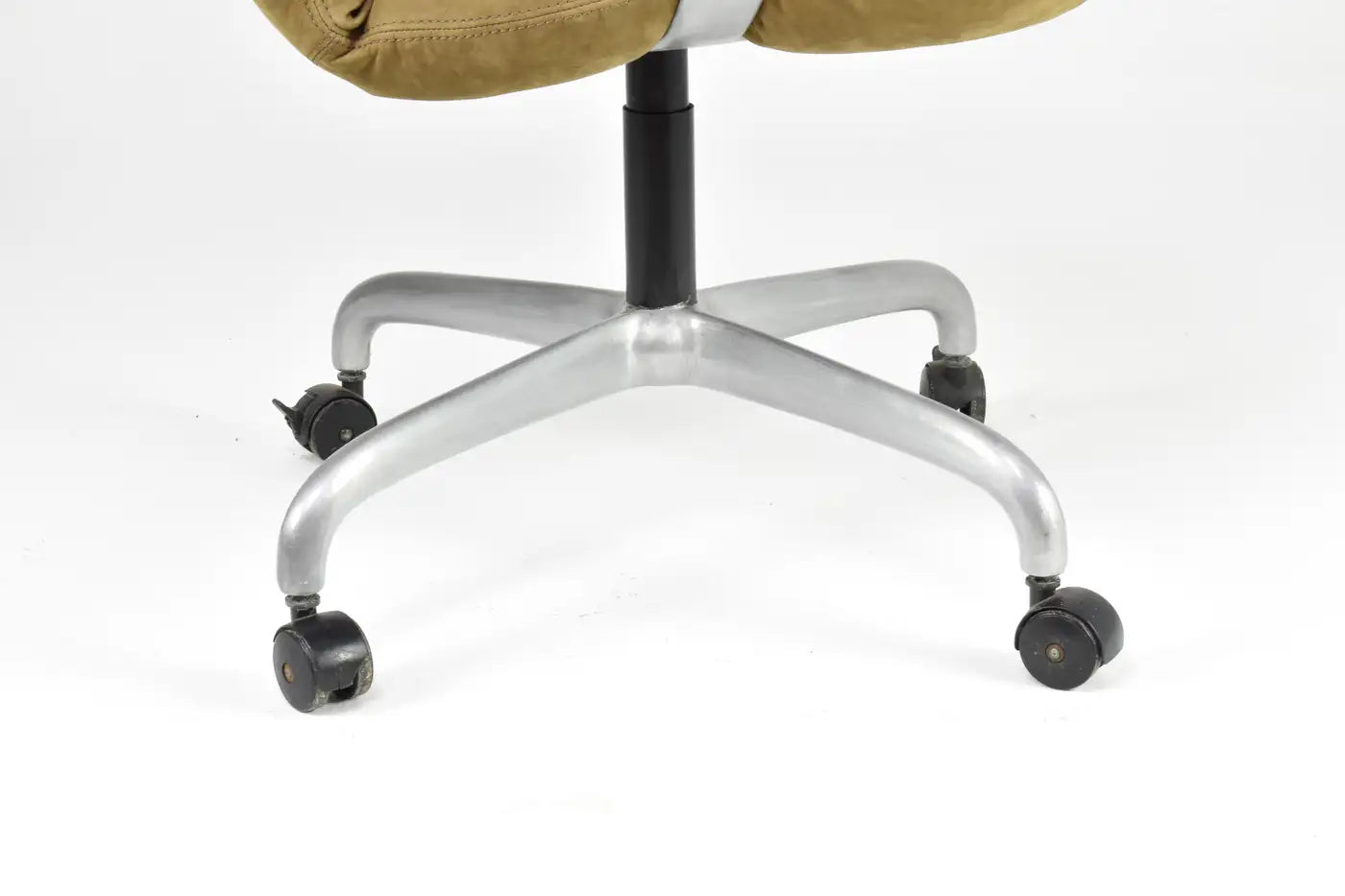 Mid-Century Hannah Morrison for Knoll Velvet Office Chair, 1950s