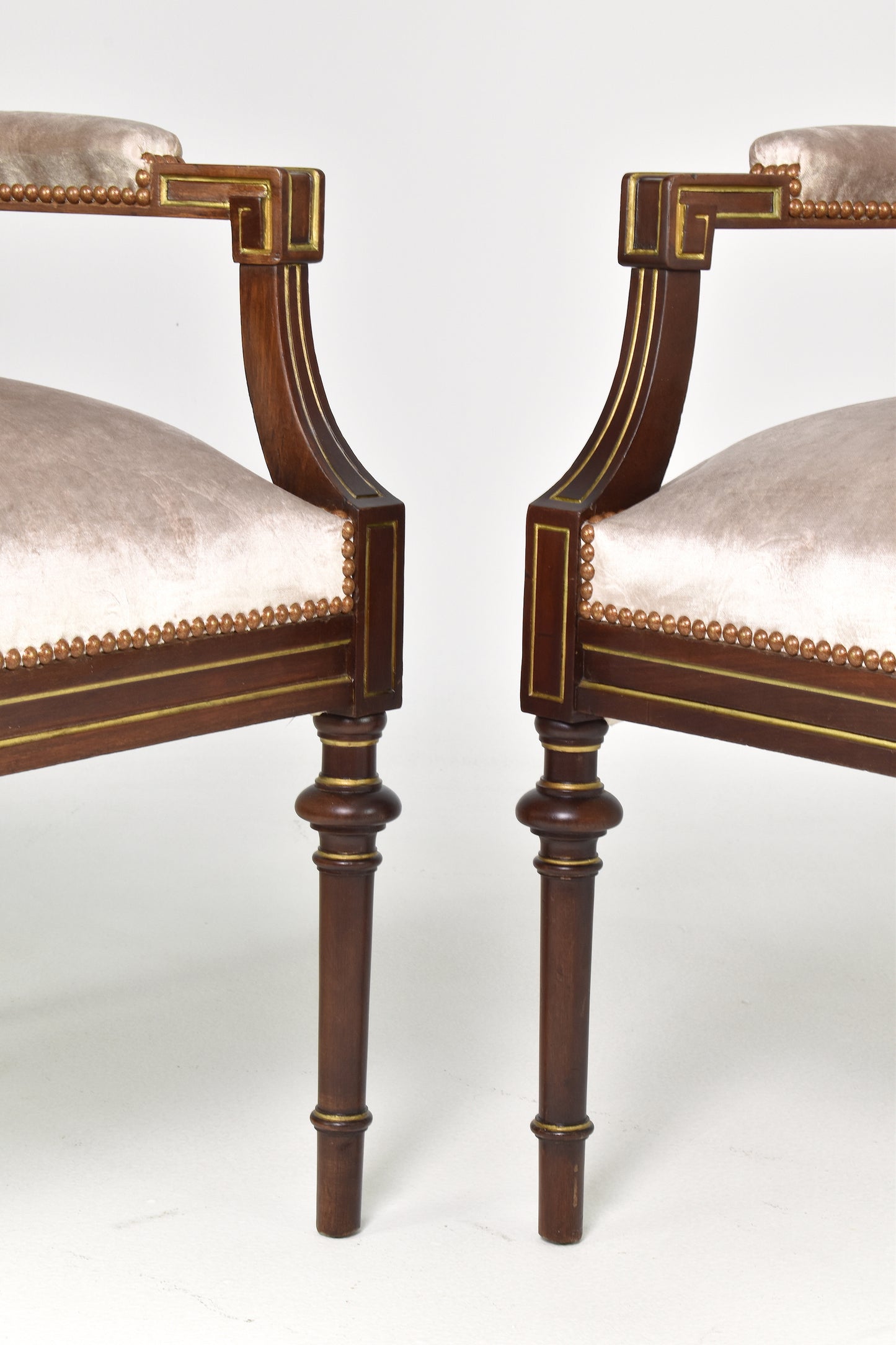 Pair of French 1960s Louis XVI Armchairs