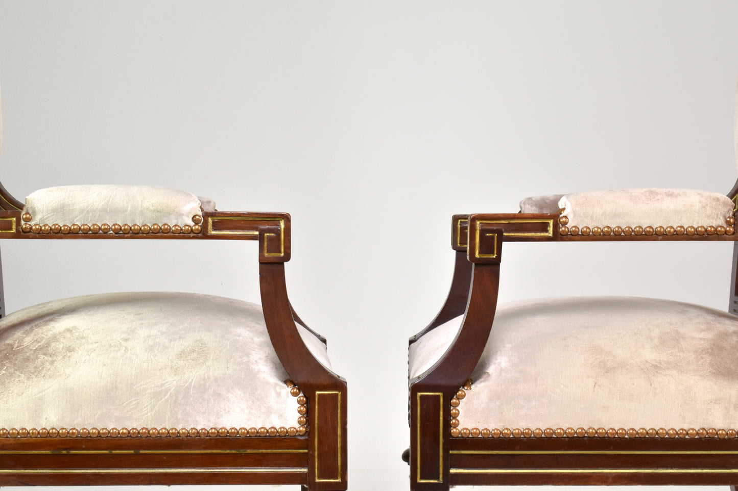 Pair of French 1960s Louis XVI Armchairs