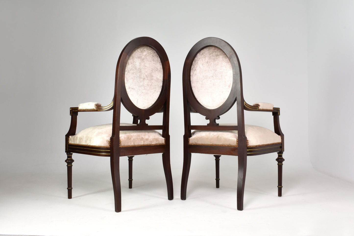 Pair of French 1960s Louis XVI Armchairs