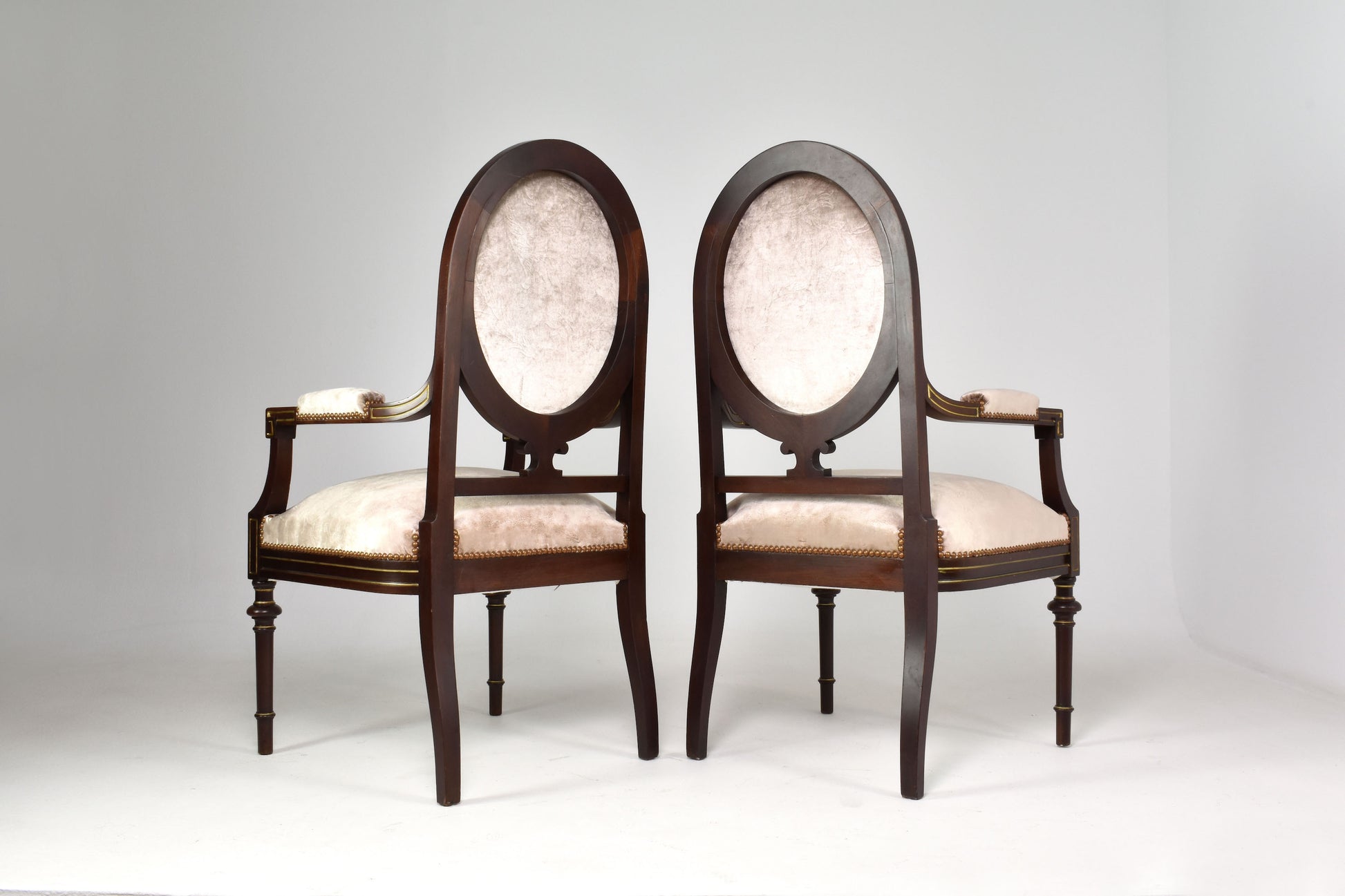 Pair of French 1960s Louis XVI Armchairs
