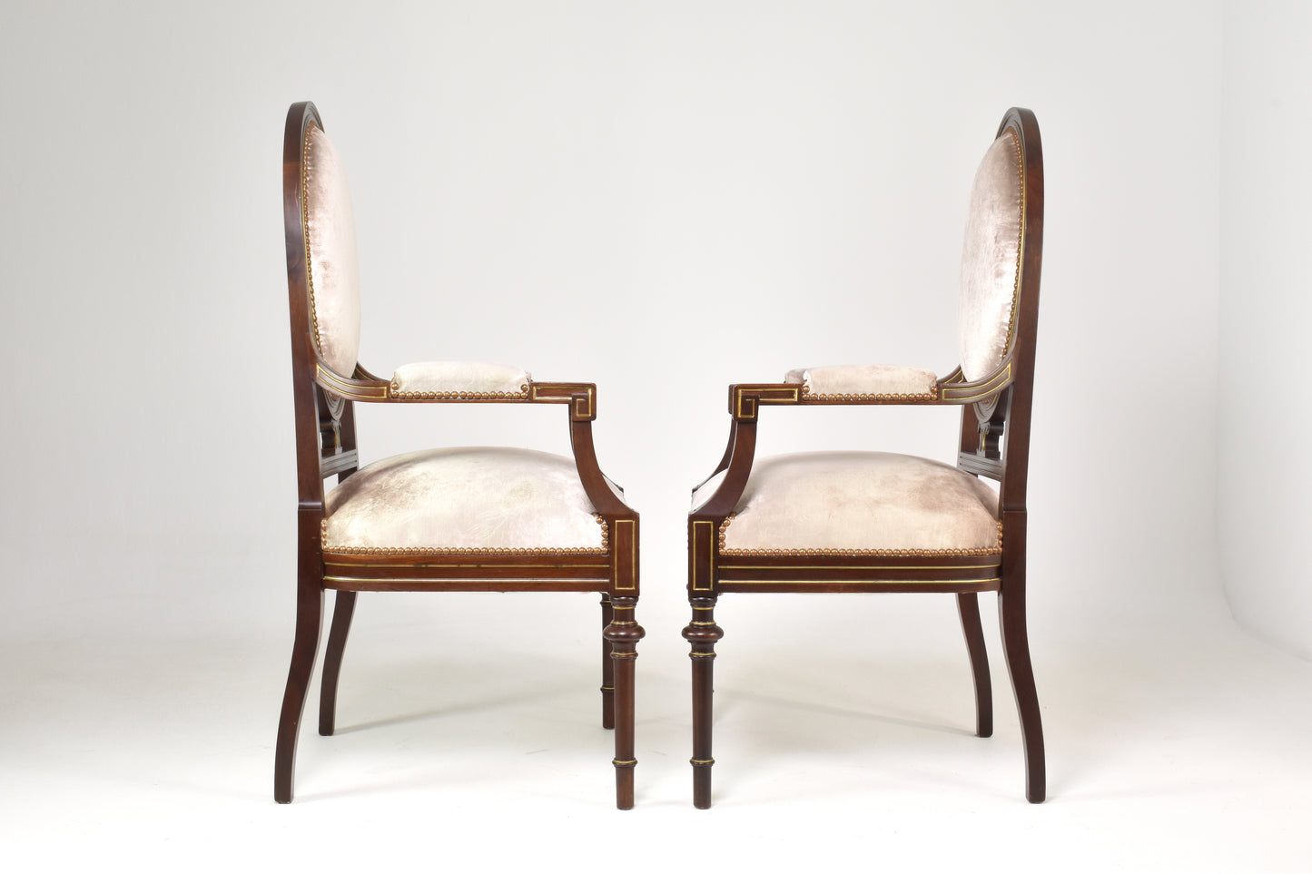 Pair of French 1960s Louis XVI ArmchairsV