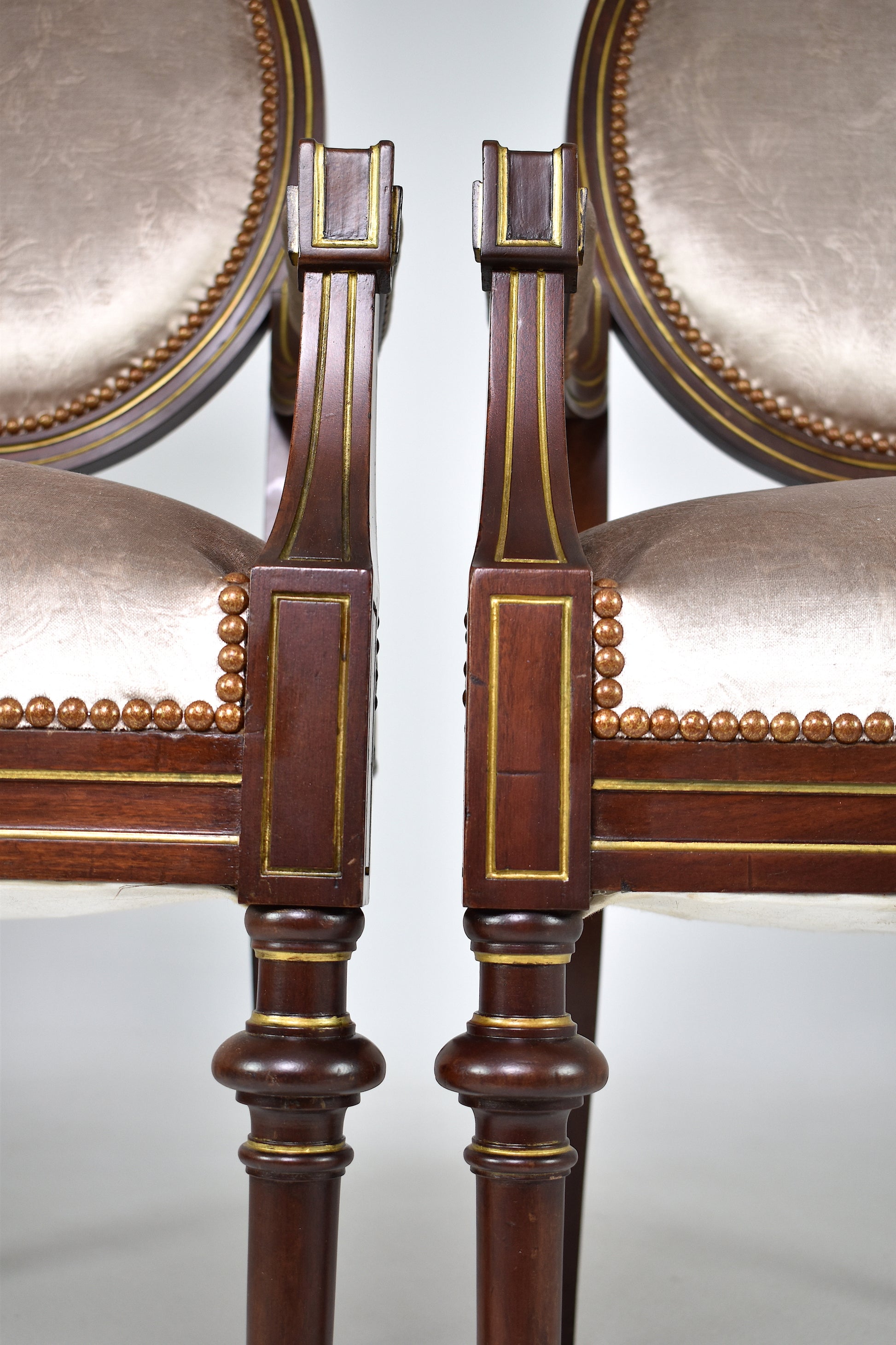 Pair of French 1960s Louis XVI Armchairs