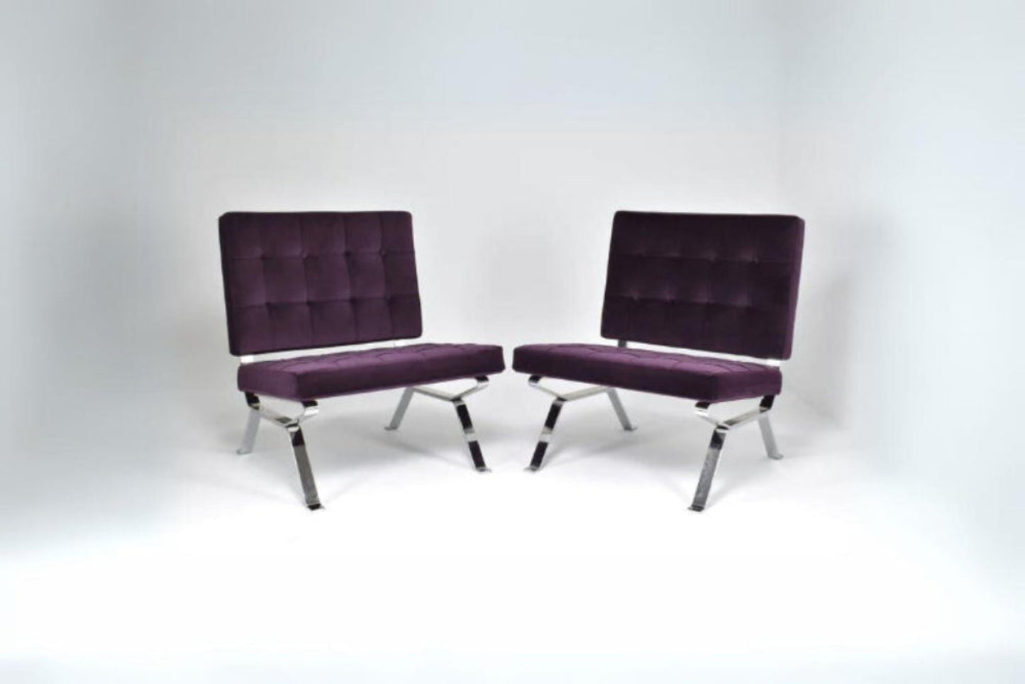 Pair of Italian Mid-Century Dione Gastone Rinaldi Lounge Chairs, 1950's