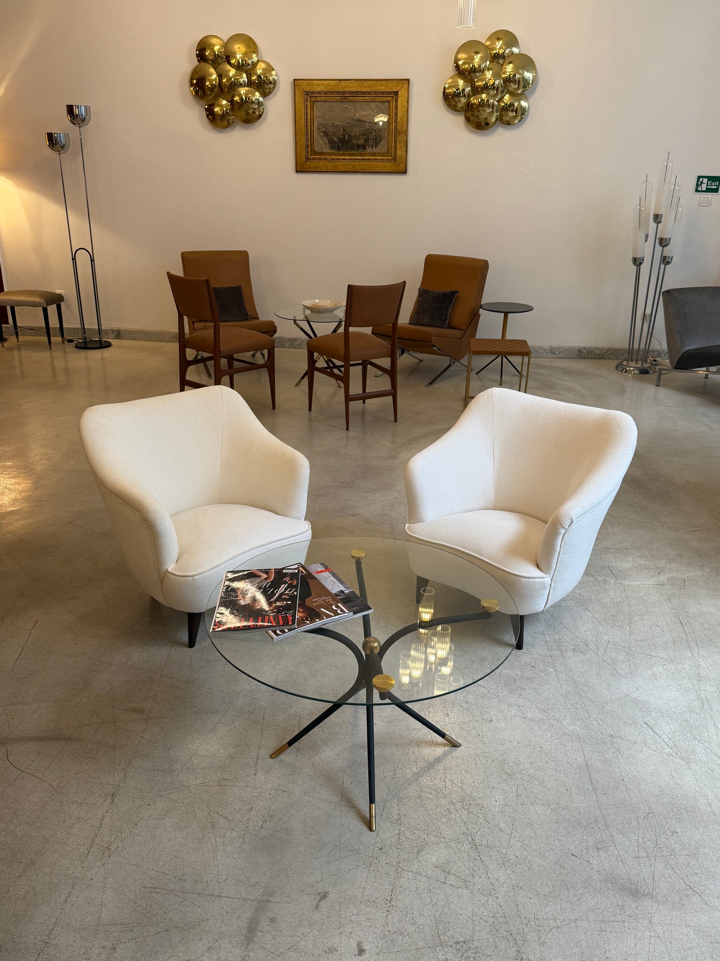 Pair of Italian Armchairs by Gio Ponti for Casa e Giardino, 1930s