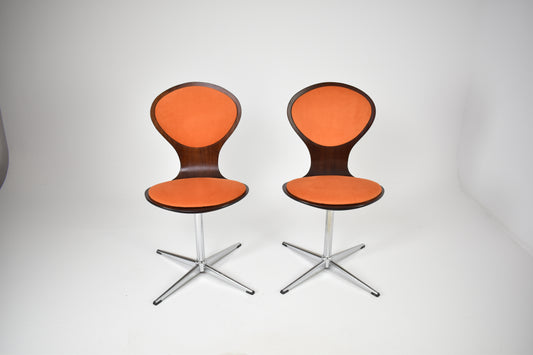 Pair of vintage chairs by Elmar Flötotto, Germany, 1960s