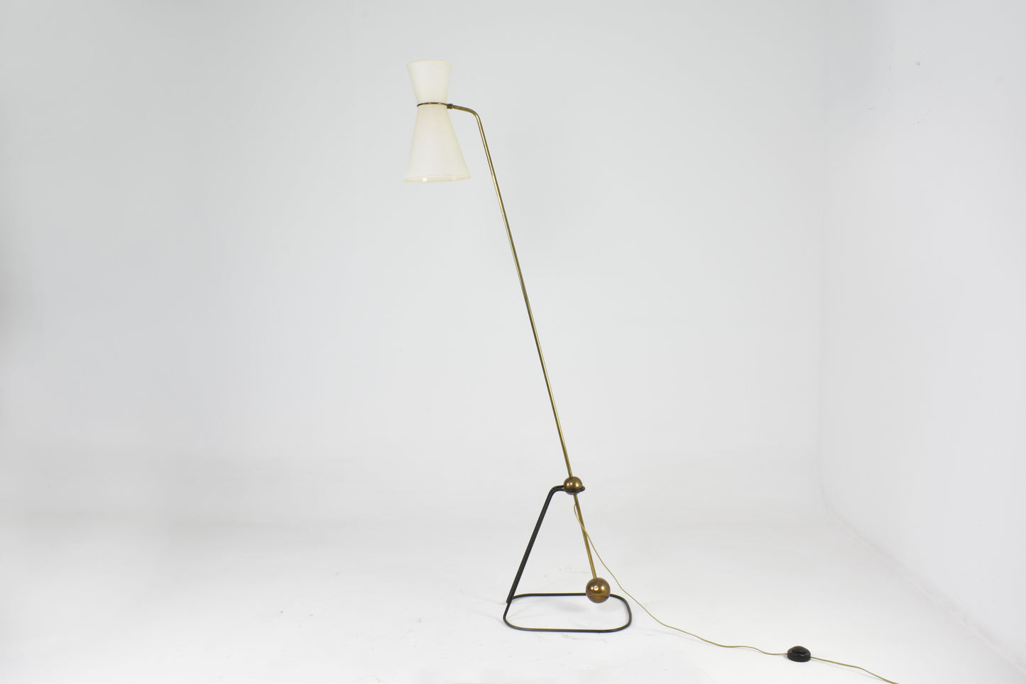 Pierre Guariche “G2 Pendulum” Floor Lamp for Disderot, France, 1950s