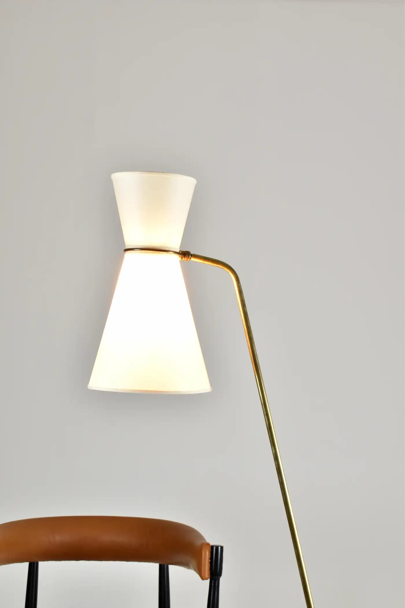 Pierre Guariche “G2 Pendulum” Floor Lamp for Disderot, France, 1950s