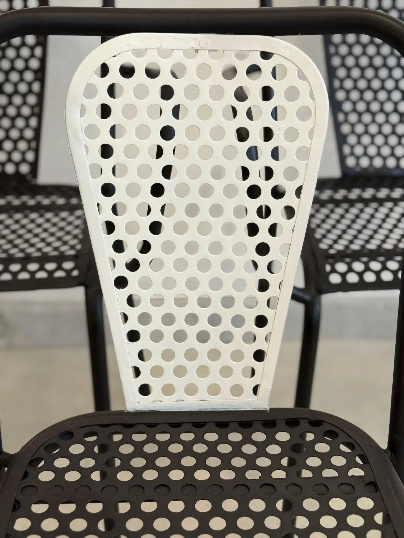 René Malaval Vintage Set of 6 Garden Chairs, circa 1955