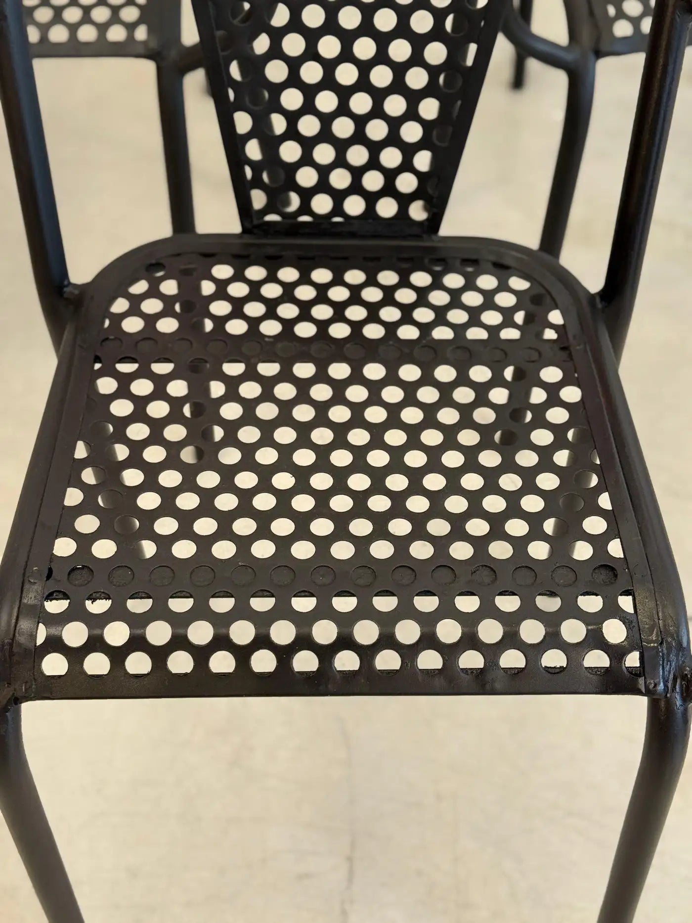 René Malaval Vintage Set of 6 Garden Chairs, circa 1955