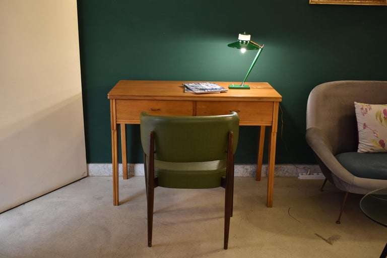 Stilux Italian Metal Table Lamp, 1950s