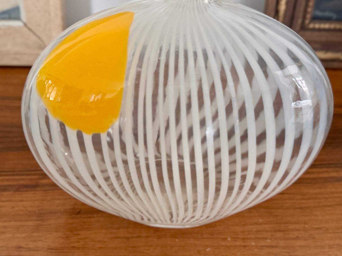 1950s–60s Murano Filigrana “Pillow” Vase, attributed to Dino Martens