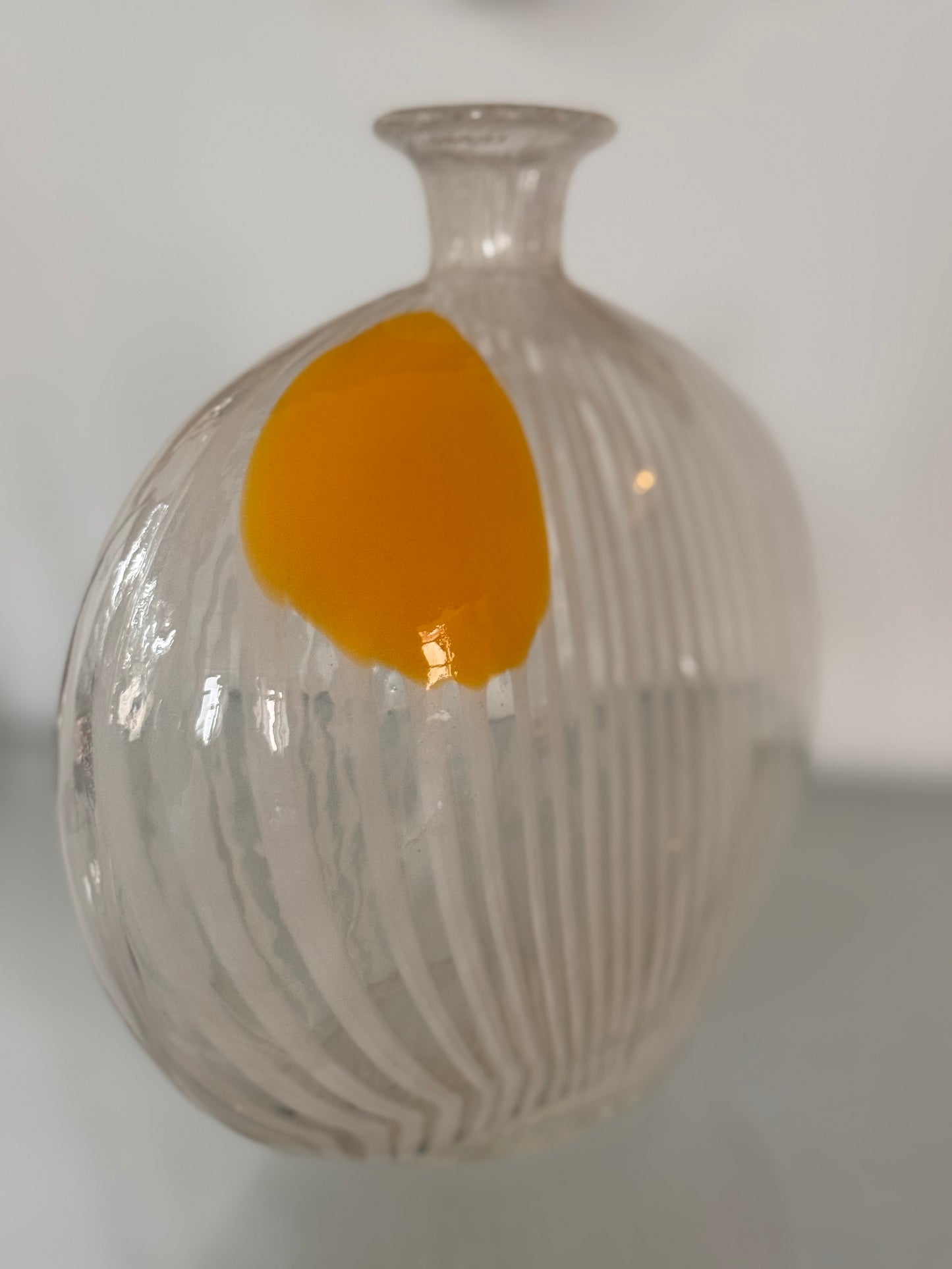 1950s–60s Murano Filigrana “Pillow” Vase, attributed to Dino Martens