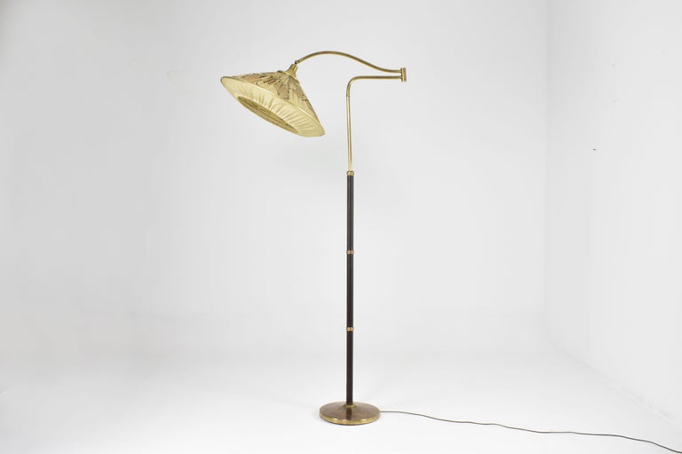 Vintage Arredoluce “Belt” Floor Lamp by Angelo Lelii, 1970s – Fully Restored