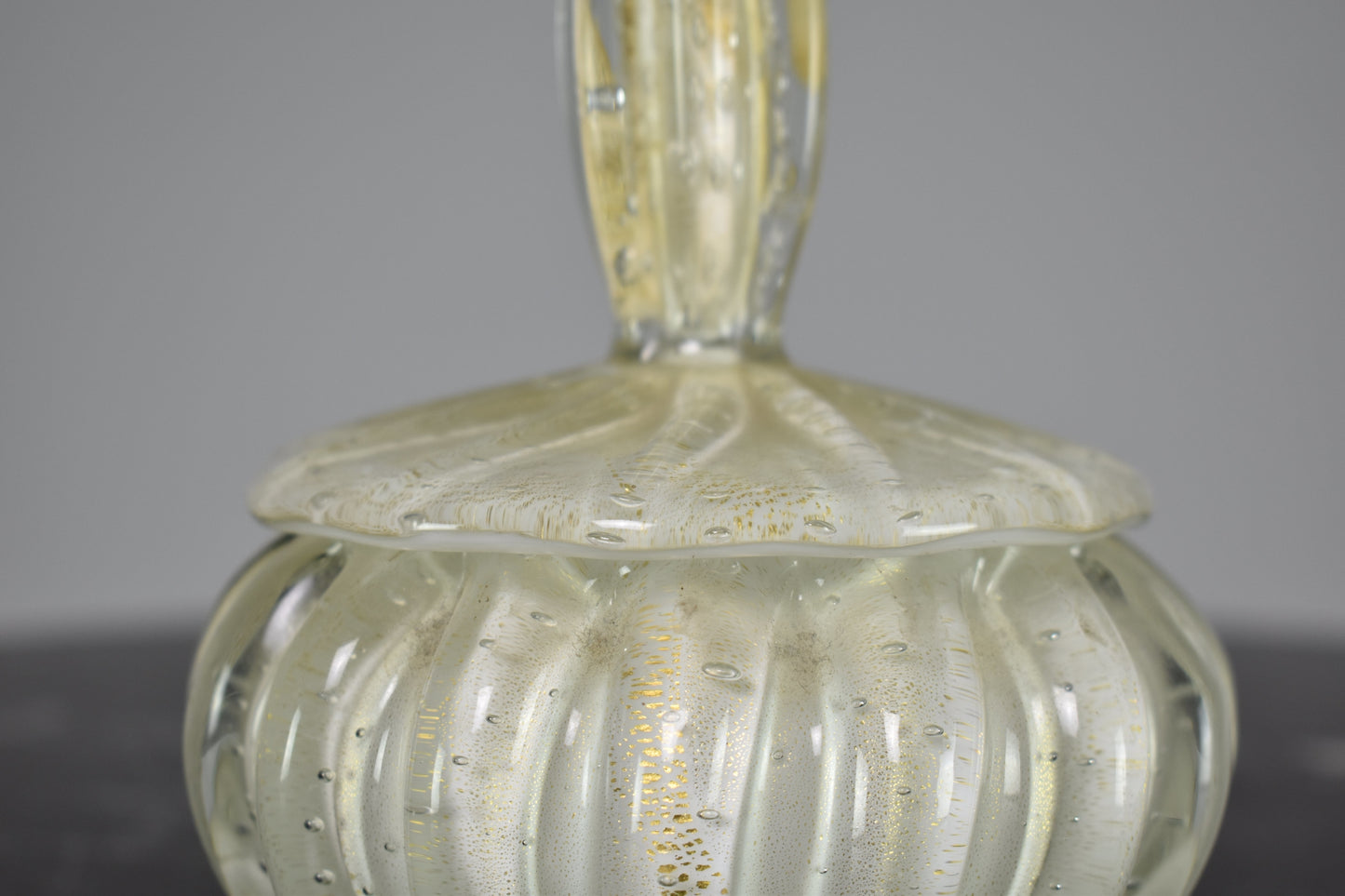 Set of Italian Glass Art Perfume and Powder Bottles by Alfredo Barbini, 1950s