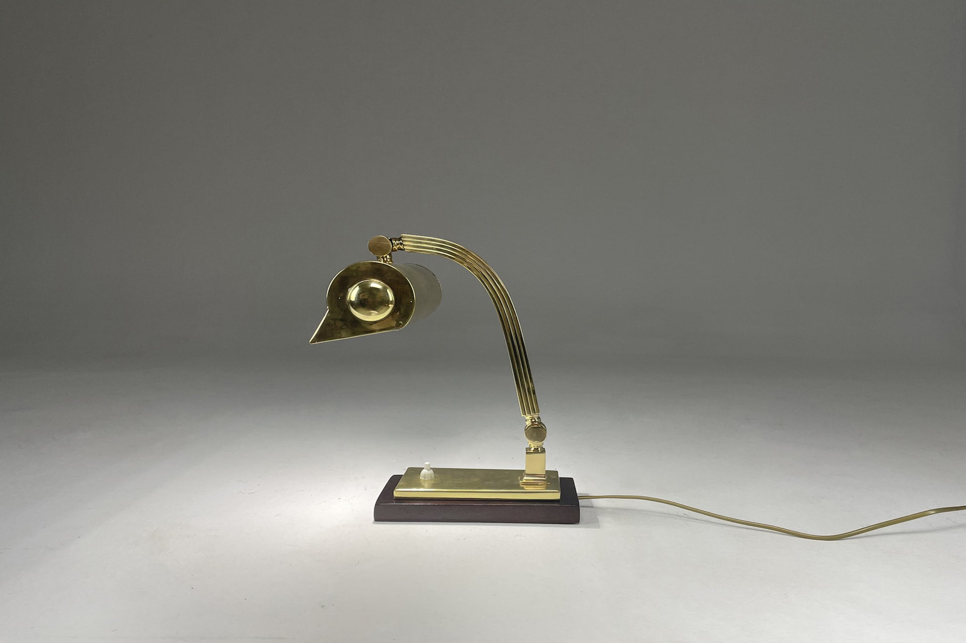 1930's Italian Art Deco Banker Lamp - Spirit Gallery