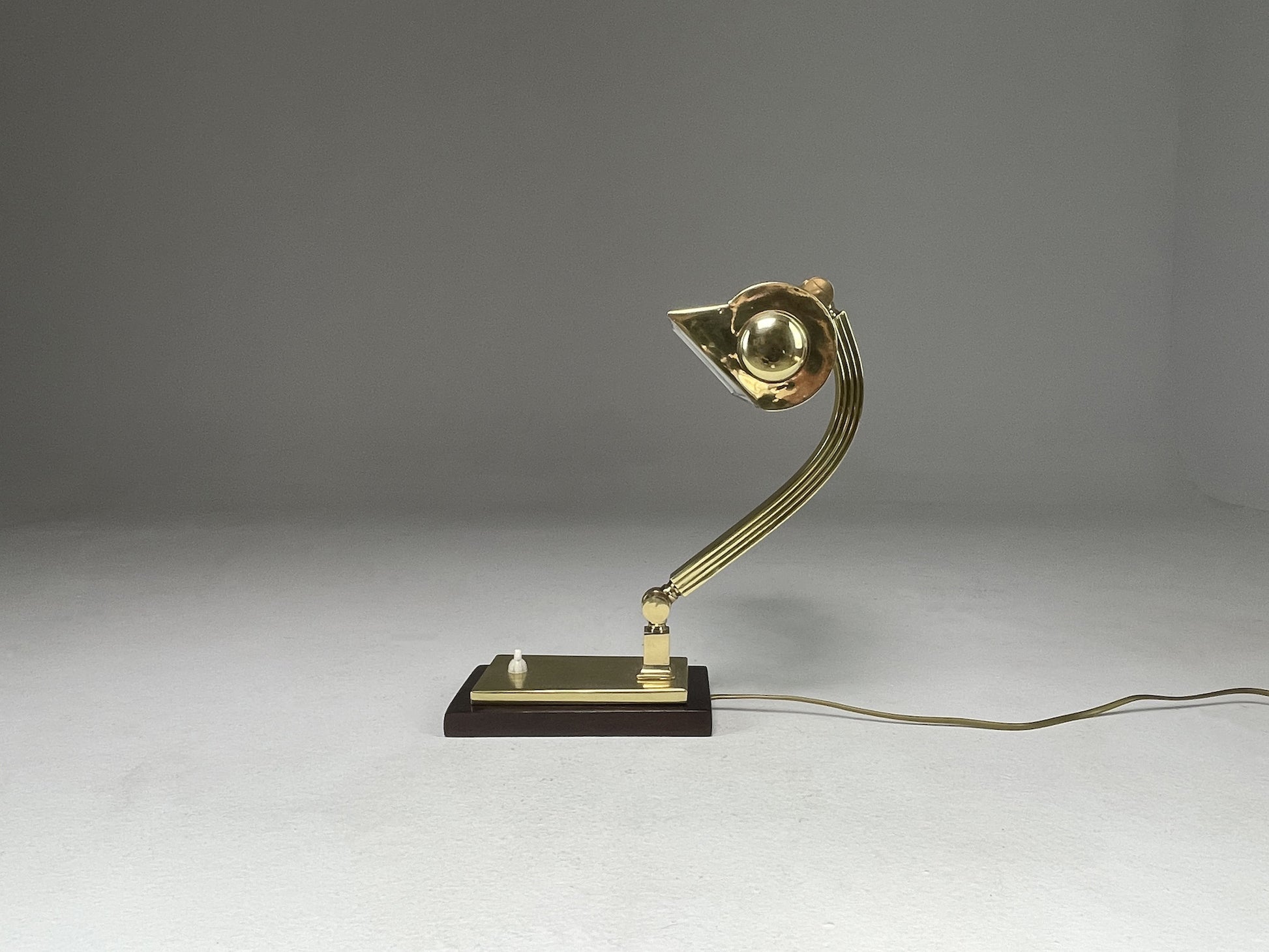 1930's Italian Art Deco Banker Lamp - Spirit Gallery