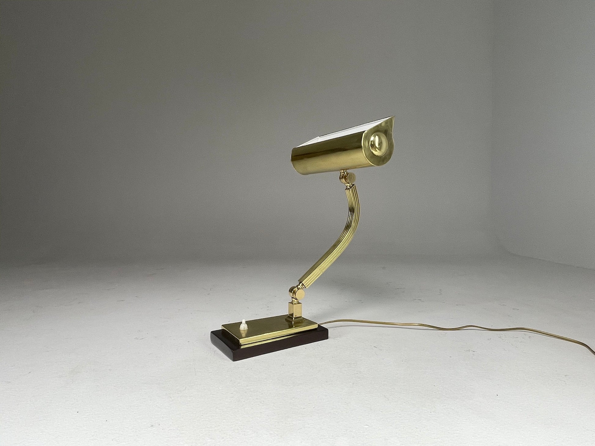 1930's Italian Art Deco Banker Lamp - Spirit Gallery