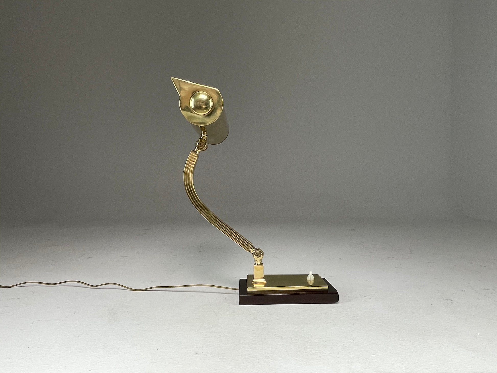 1930's Italian Art Deco Banker Lamp - Spirit Gallery