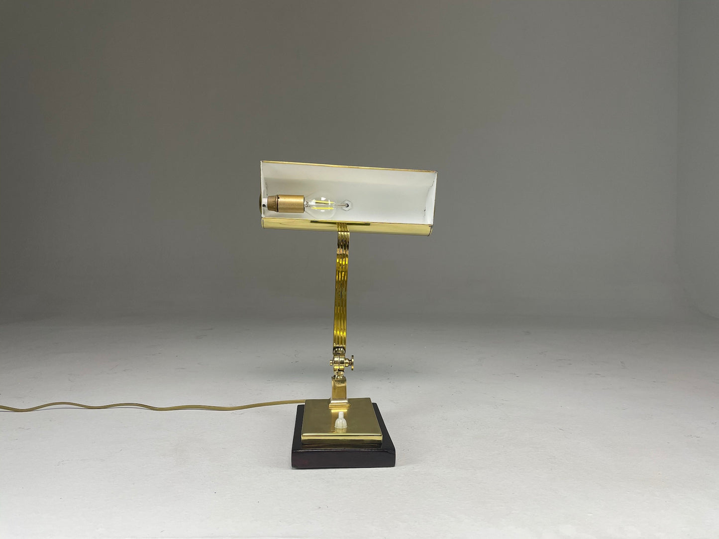 1930's Italian Art Deco Banker Lamp - Spirit Gallery