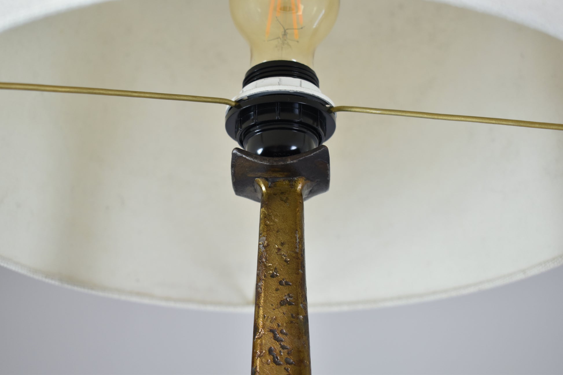 1940's French Wrought Iron Floor Lamp - Spirit Gallery